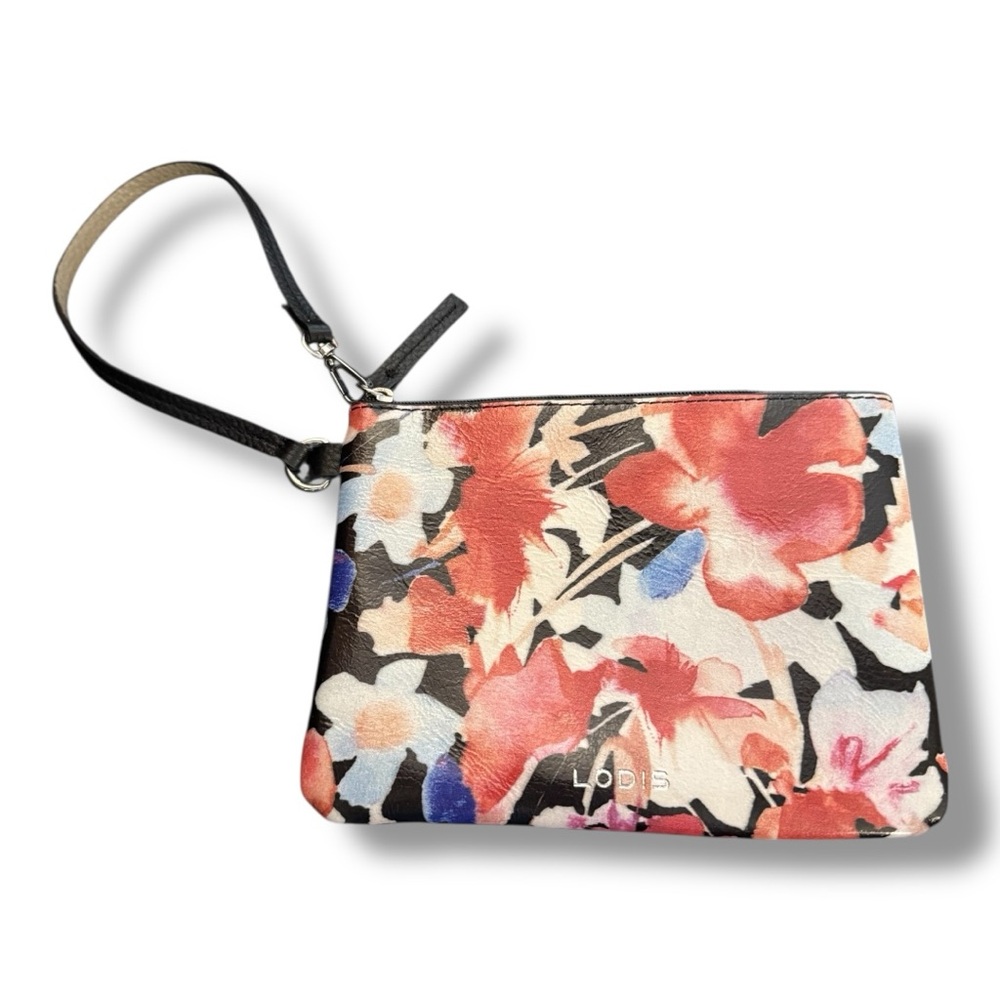 Lodis Vibrant Floral Wristlet Clutch
